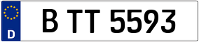 Truck License Plate